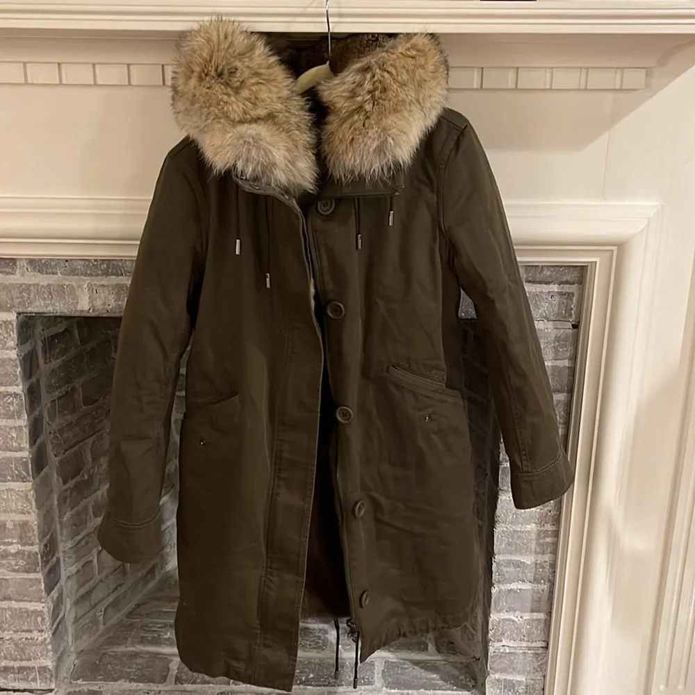 NWOT Yves Salomon Army Parka - Full lining - 36 - Picture 4 of 10